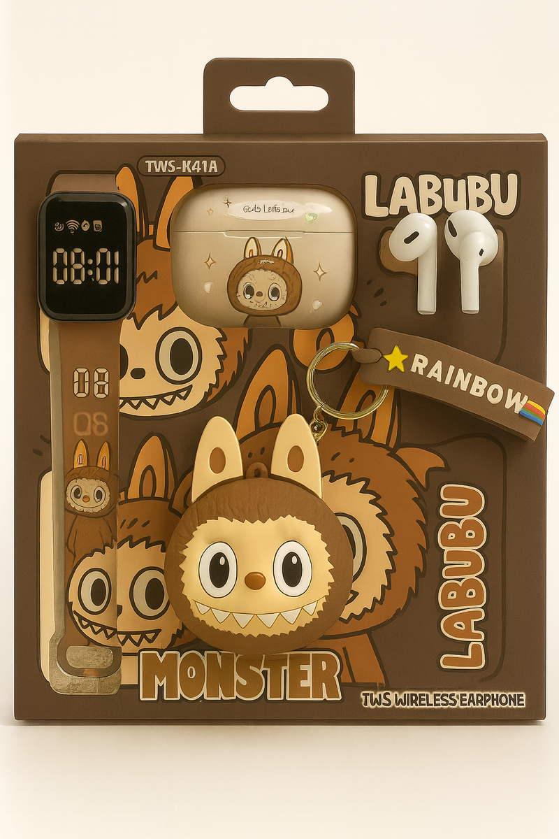 RELOJ + AURICULAR + MONEDERO