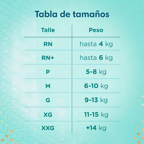 Combo Pañales Pampers Deluxe Protection Talle Xxg X 176 Un