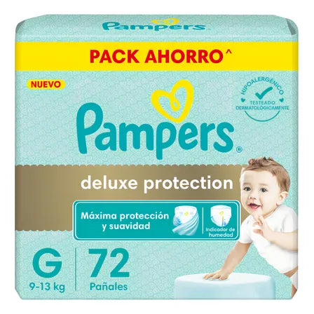 Combo Pañales Pampers Deluxe Protection Talle Xxg X 176 Un