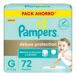 Combo Pañales Pampers Deluxe Protection Talle Xxg X 176 Un