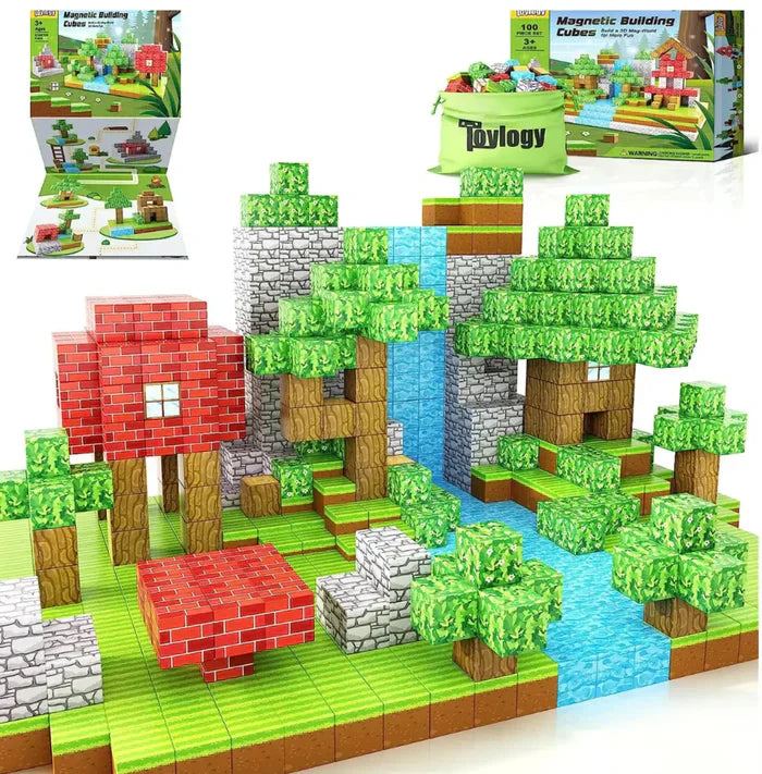 Bloques Magneticos Minecraft - Pagá AL RECIBIR + Envío GRATIS